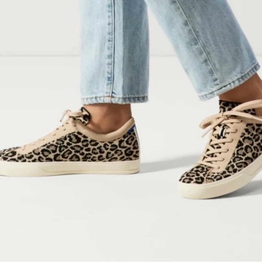 Rothy's Tan and Black Desert Cat Sneakers - Picture 1 of 8